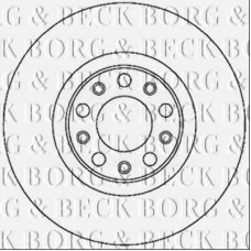 BBD5271 BORG & BECK Тормозной диск