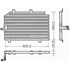 DCN01022 DENSO Конденсатор, кондиционер