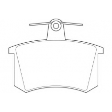 WBP21144A WAGNER LOCKHEED Комплект тормозных колодок, дисковый тормоз