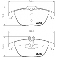 MDB3247 MINTEX Комплект тормозных колодок, дисковый тормоз