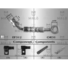 80917 Malo Тормозной шланг