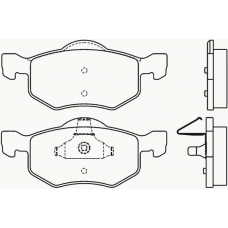 P 24 056 BREMBO Комплект тормозных колодок, дисковый тормоз