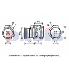 852636N AKS DASIS Компрессор, кондиционер