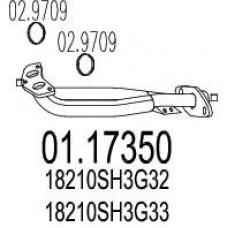 01.17350 MTS Труба выхлопного газа