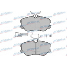 AC058104D AC Delco Комплект тормозных колодок, дисковый тормоз