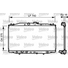 735050 VALEO Радиатор, охлаждение двигателя
