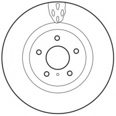 562719BC BENDIX Тормозной диск