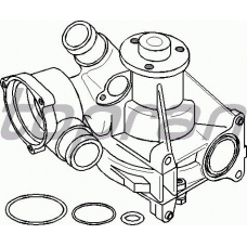 401 172 TOPRAN Водяной насос