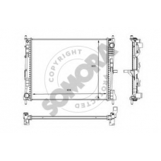 191040B SOMORA Радиатор, охлаждение двигателя