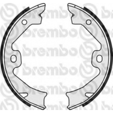 S 52 509 BREMBO Комплект тормозных колодок, стояночная тормозная с