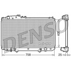 DRM51006 DENSO Радиатор, охлаждение двигателя