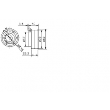 TKR 9157 TIMKEN Натяжной ролик, ремень грм