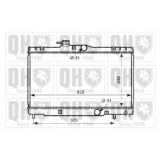 QER2514 QUINTON HAZELL Радиатор, охлаждение двигателя