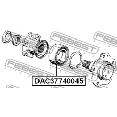 DAC37740045 FEBEST Подшипник ступичный задний (37x74x45)