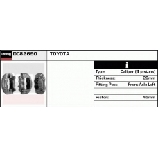 DC82690 DELCO REMY Тормозной суппорт