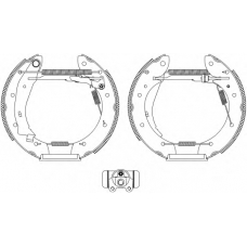 8DB 355 004-391 HELLA PAGID Комплект тормозных колодок