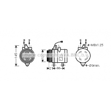 DWK097 AVA Компрессор, кондиционер