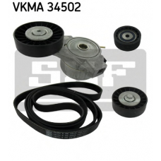 VKMA 34502 SKF Поликлиновой ременный комплект