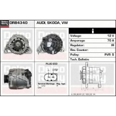 DRB4340 DELCO REMY Генератор