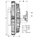 0720002036 BERU Сцепление, вентилятор радиатора