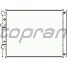 109 777 TOPRAN Радиатор, охлаждение двигателя