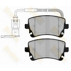 PA1571 BRAKE ENGINEERING Комплект тормозных колодок, дисковый тормоз