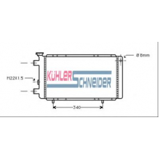 0901001 KUHLER SCHNEIDER Радиатор, охлаждение двигател