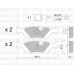 22-0070-1K METELLI Комплект тормозных колодок, дисковый тормоз