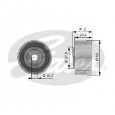 T42003 GATES Паразитный / ведущий ролик, зубчатый ремень