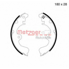 MG 617 METZGER Комплект тормозных колодок