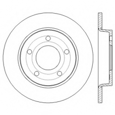 562560BC BENDIX Тормозной диск