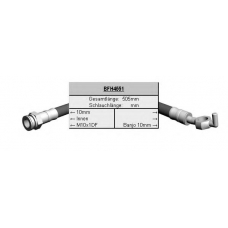 BFH4551 QUINTON HAZELL Тормозной шланг
