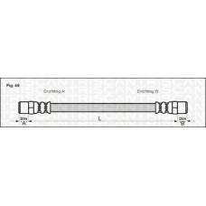 8150 11205 TRISCAN Тормозной шланг