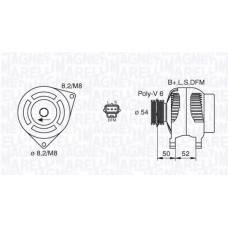063377443010 MAGNETI MARELLI Генератор