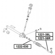 1221-38R ASVA Наконечник поперечной рулевой тяги