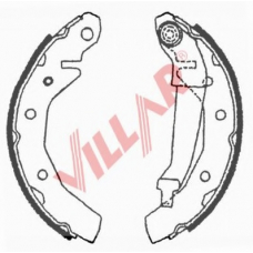 629.0710 VILLAR Комплект тормозных колодок