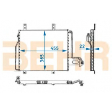 7005858 BEHR Condenser