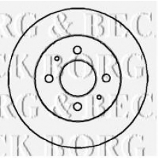 BBD4157 BORG & BECK Тормозной диск