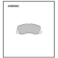 ADB0202 Allied Nippon Тормозные колодки