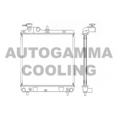 102124 AUTOGAMMA Радиатор, охлаждение двигателя