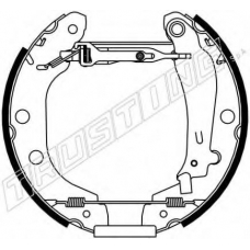 6187 TRUSTING Комплект тормозных колодок