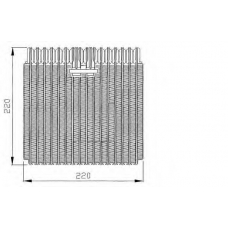 36038 NRF Испаритель, кондиционер