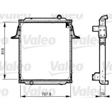 733538 VALEO Радиатор, охлаждение двигателя