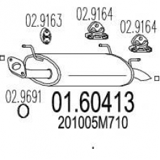01.60413 MTS Глушитель выхлопных газов конечный
