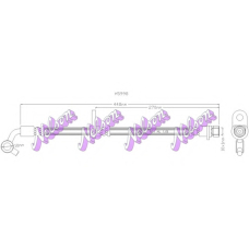 H5998 Brovex-Nelson Тормозной шланг