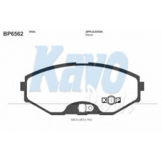 BP-6562 KAVO PARTS Комплект тормозных колодок, дисковый тормоз
