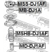 MSS-DJ1AF FEBEST Подвеска, амортизатор