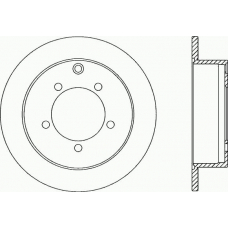 BDR2008.10 OPEN PARTS Тормозной диск