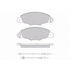 12-0930 E.T.F. Комплект тормозных колодок, дисковый тормоз
