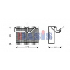 820138N AKS DASIS Испаритель, кондиционер